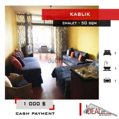 Chalet for rent in Kaslik Portemelio 50 sqm ref#jc250698