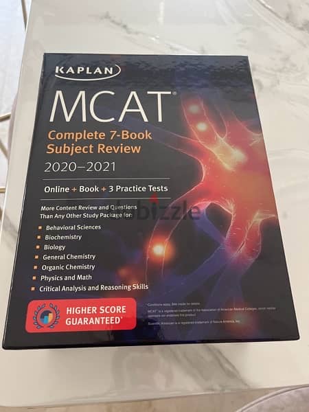 Kaplan MCAT books new 0