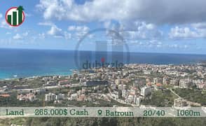 Catchy Prime Location Land for Sale in Batroun!!! 0