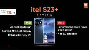 itel S23+ 256gb 16gbram NFC 120days screen warranty 1