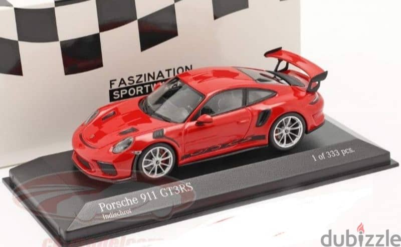 Porsche GT3 RS diecast car model 1;43. 0