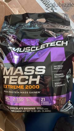 Muscletech Masstech Extreme 2000 5.44kg (12 LBS) Mass gainer 0