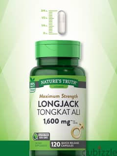 Nature's Truth Longjack Tongkat Ali 1,600mg 0