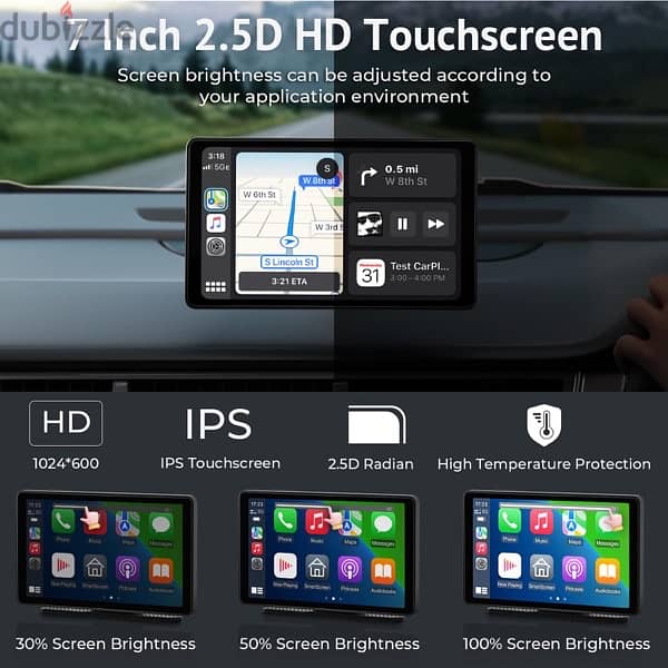 aphqua 2024 Wireless Ape CarPlay and Android Auto Car Stereo 6