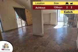 Achkout 135m2 | 50m2 Terrace | Well Maintained | View | Catch | DA | 0