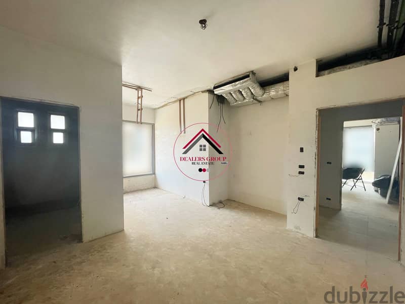 Modern Building ! Core and Shell Apartment for sale in Ramlet el Bayda 8