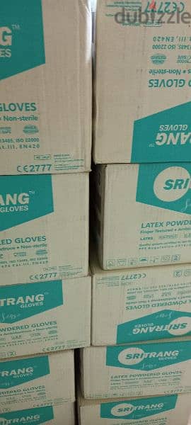 latex powdered gloves  , nitrile powder free gloves 4