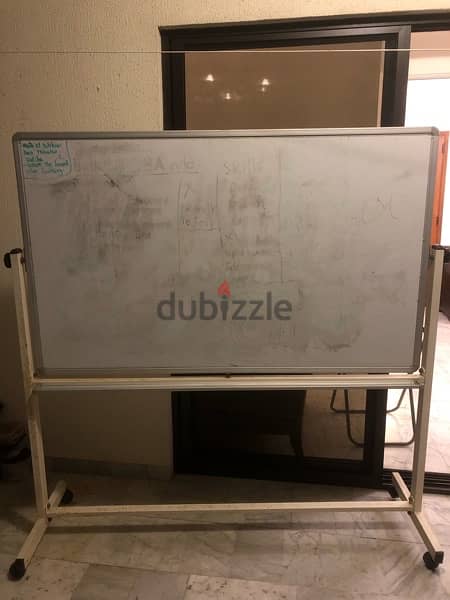 Big whiteboard with stand for sale 1
