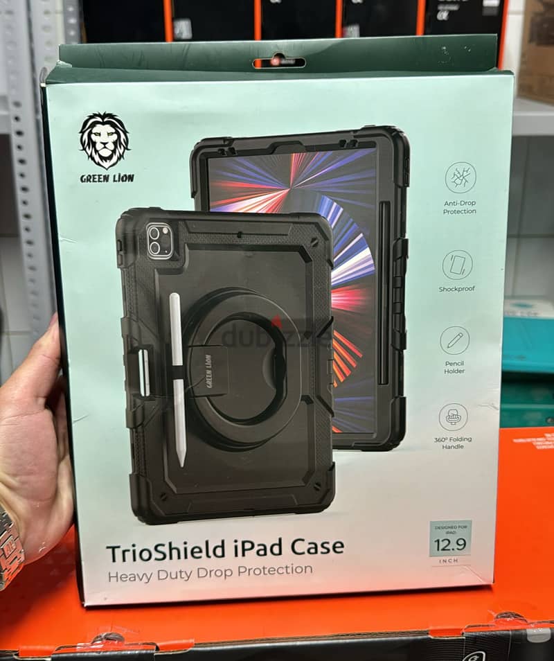 Green lion Trioshield ipad case 12.9 great & best offer 0