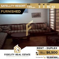 Duplex for rent in Satellity resort Feytroun BC62 0