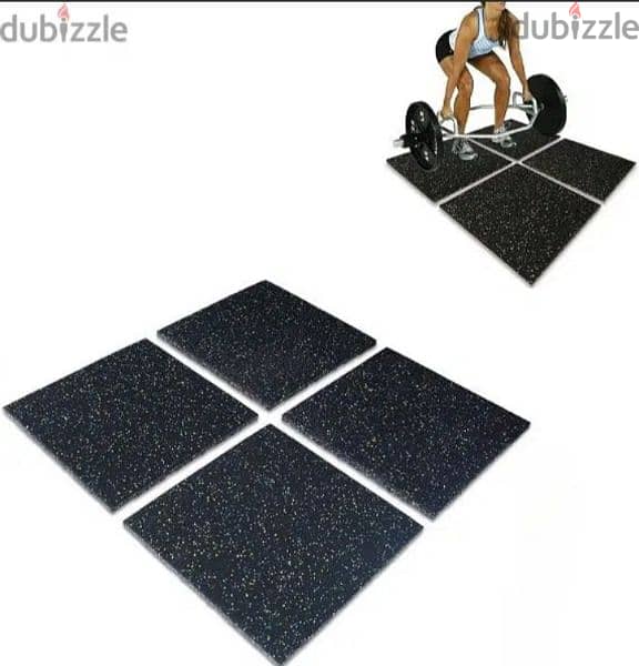 Rubber Gym Flooring Mat 0