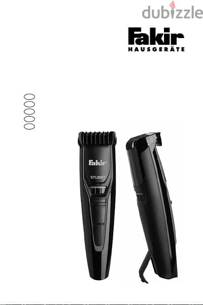 fakir 0.5mm STURBBY beard trimmer 0