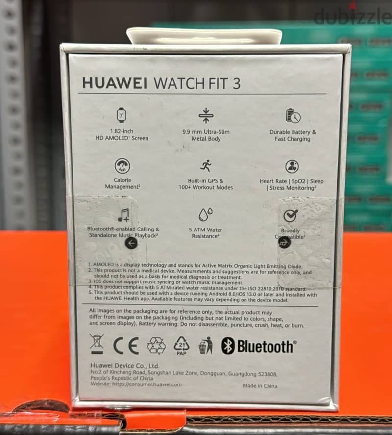 Huawei Watch Fit 3 green great & good price 1
