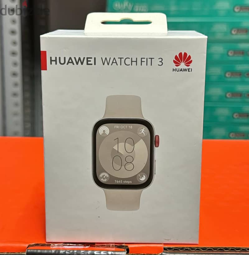 Huawei Watch Fit 3 white original & new price 0
