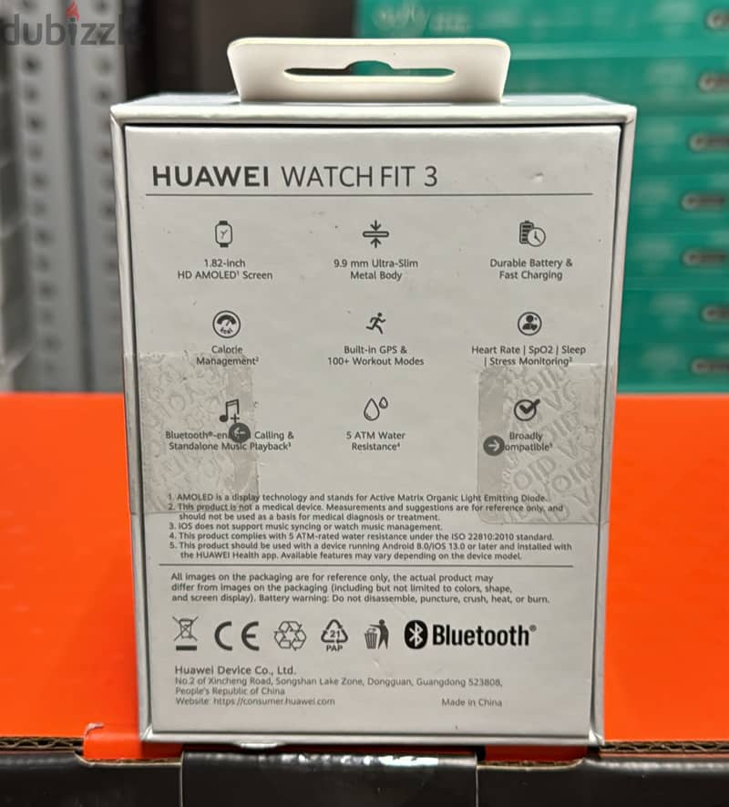 Huawei Watch Fit 3 white original & new price 1
