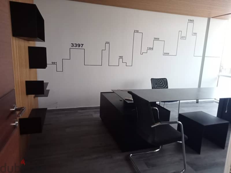 300 Sqm | High end finishing Office for rent in Sin el Fil 2