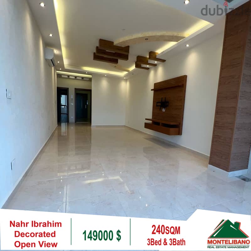 Open view Duplex Decorated for SALE in Nahr Ibrahim!!!! 1