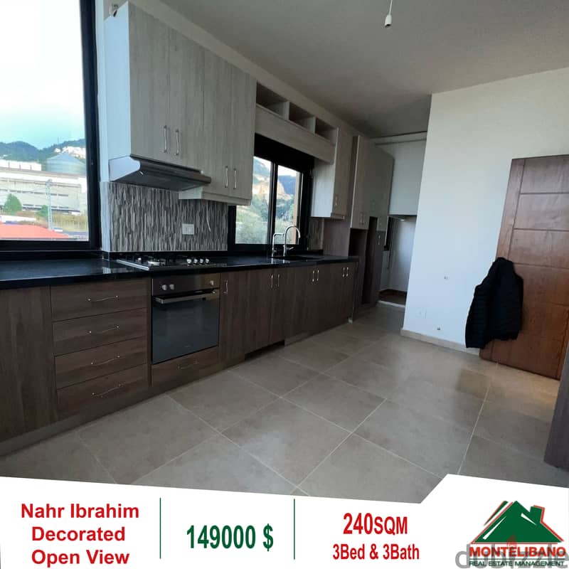 Open view Duplex Decorated for SALE in Nahr Ibrahim!!!! 2