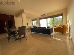 Sea And Mountain View Garden Floor For Rent In Roumieh 0