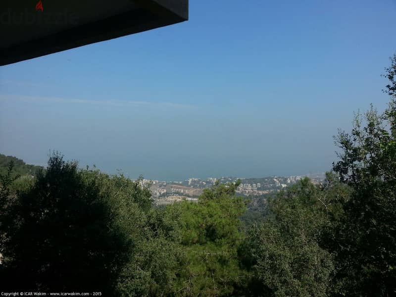 Sea And Mountain View Garden Floor For Rent In Roumieh 2