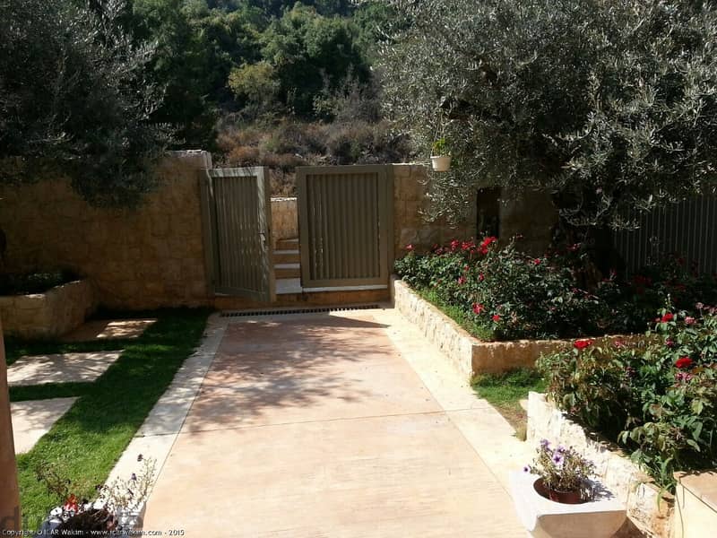 Sea And Mountain View Garden Floor For Rent In Roumieh 4