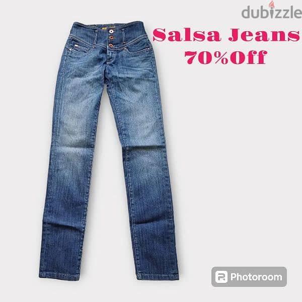 SALSA JEANS FOR WOMAN  SIZE 30 & SIZE 36( 25$) 1