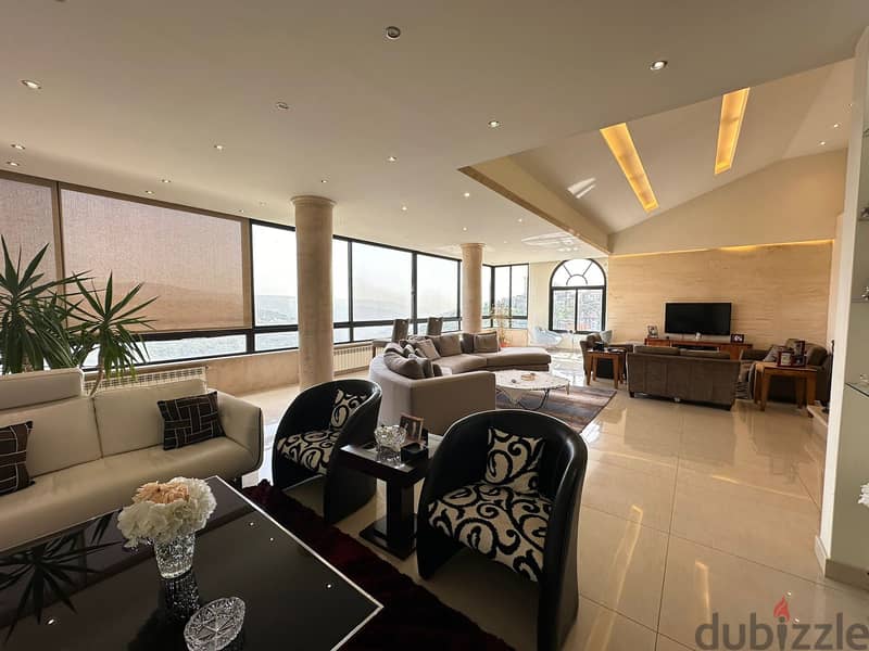 Fully Furnished 450 m² Duplex for Sale in Broumana! 11