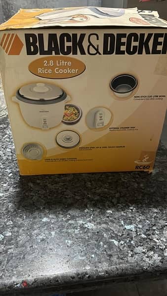 black & decker Rice cooker 2.8L 2
