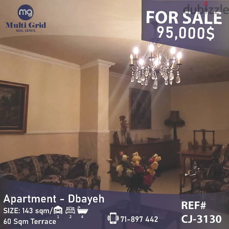 Apartment For Sale in Dbayeh, شقّة للبيع في ضبيّه 0