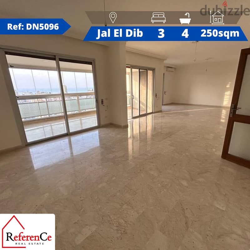 Renovated Apartment for Rent in Jal El Dib شقة تم تجديدها في جل الديب 0