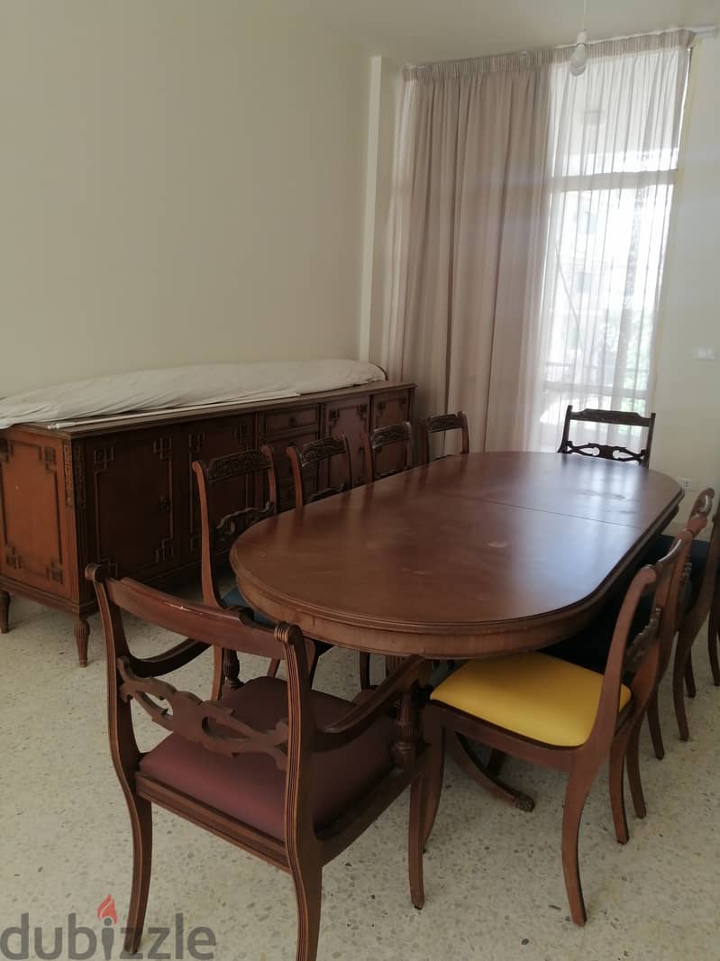 Solid wood carved dining room & dressoir  غرفة صفرة خشب حفرودرسوار 7