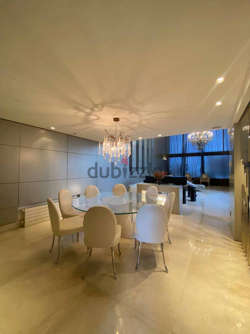 FULLY FURNISHED PENTHOUSE IN ACHRAFIEH + PRIVATE POOL , TERRACE (750SQ 1
