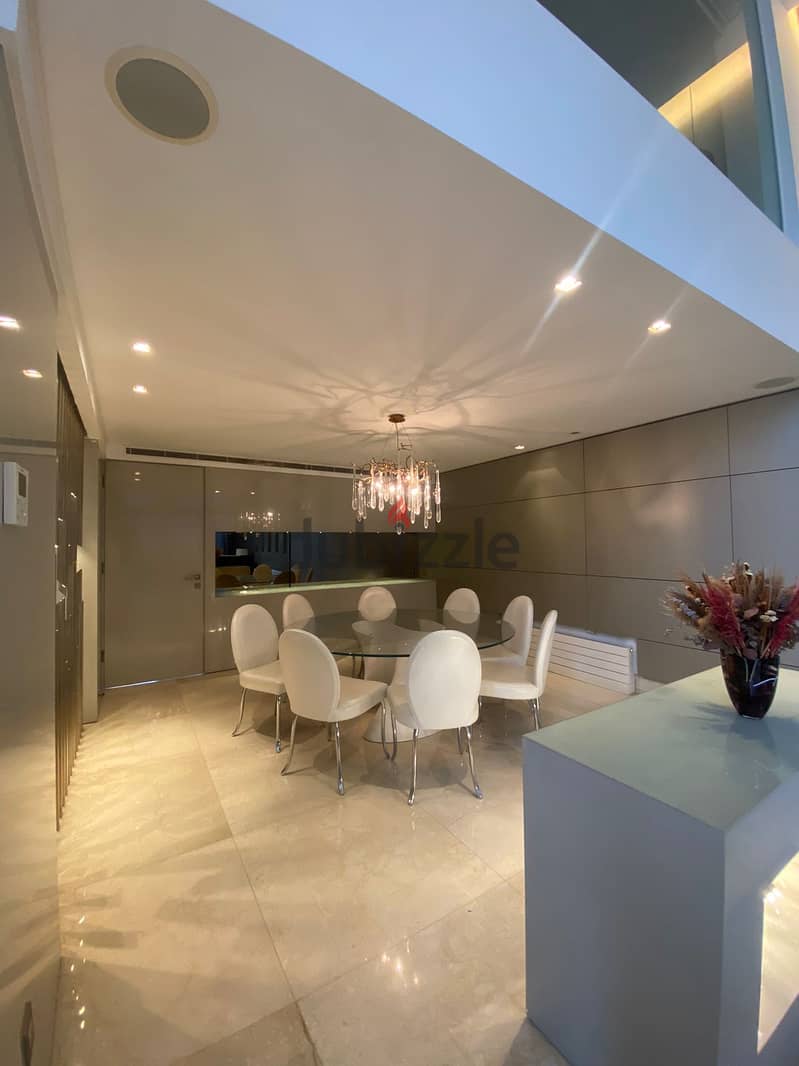 FULLY FURNISHED PENTHOUSE IN ACHRAFIEH + PRIVATE POOL , TERRACE (750SQ 4