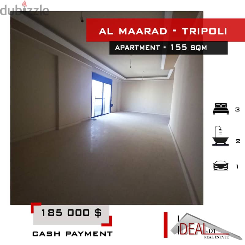 Apartment for sale in Tripoli Al Maarad 155 sqm ref#RK687 0