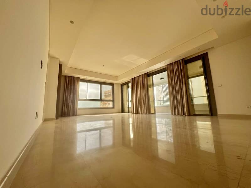 220sqm semi furnished apartment for rent waterfront city dbayeh 0