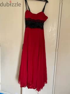 elegant red dress 0