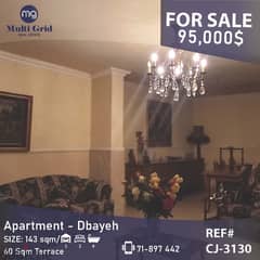 Apartment for Sale in Dbayeh, CJ-3130, شقة للبيع في ضبية 0