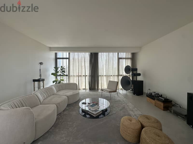 Achrafieh 210sqm Penthouse | Furnished | 40sqm Terrace | Seaview 0