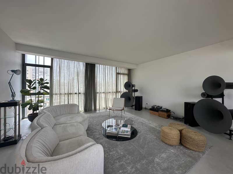 Achrafieh 210sqm Penthouse | Furnished | 40sqm Terrace | Seaview 1