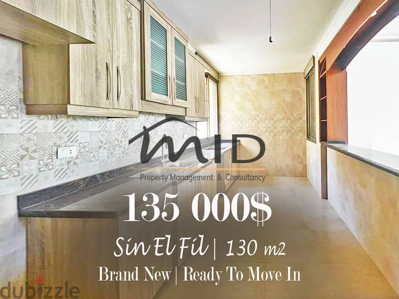 Sin El Fil | Brand New 2 Bedrooms Apartment | 2 Parking Spots | 130m² 1