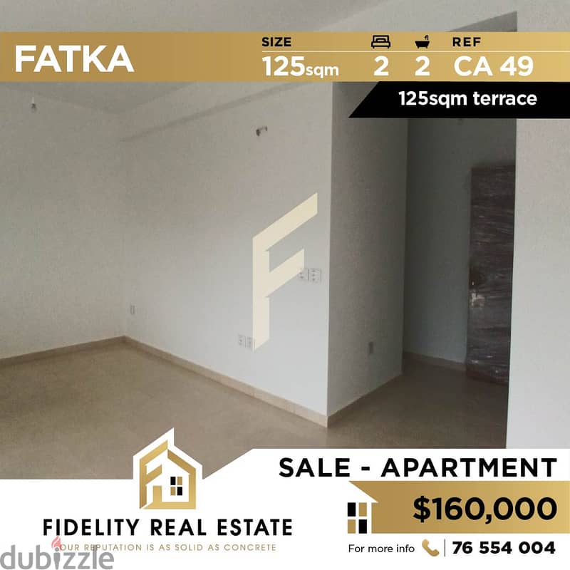 Apartment for sale in Fatka CA49 0