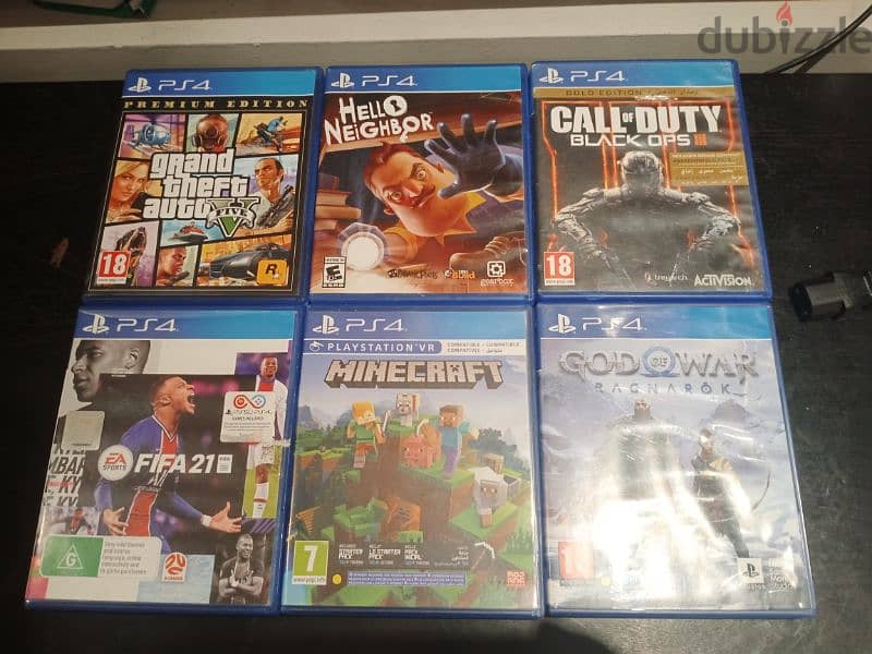 PS4 GAMES COLLECTION USED LIKE NEW 0