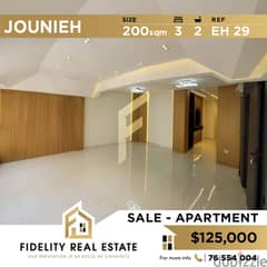 Apartment for sale in Jounieh EH29 0