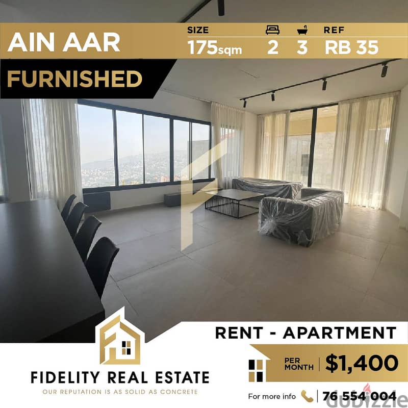 Apartment for rent in Ain Aar RB35 0