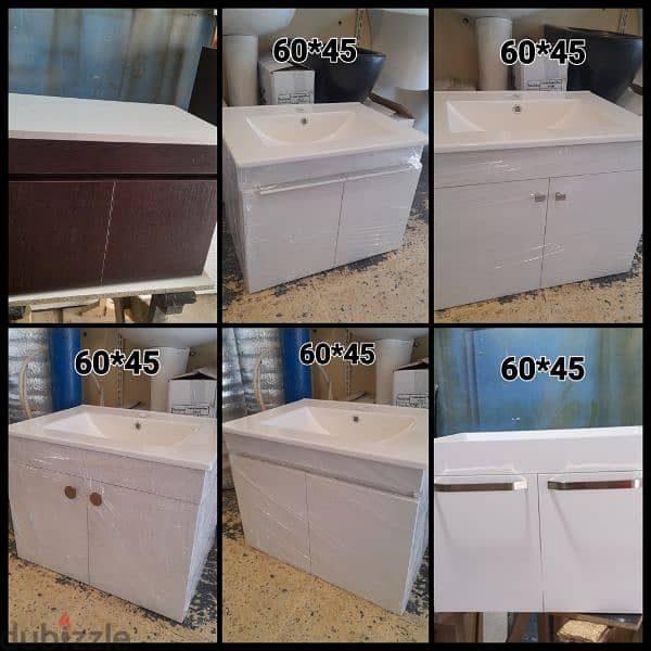 مغاسل انكاستري مع خزانة خشب. countertop sinks,،basin wood cabinet 15