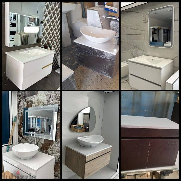 مغاسل انكاستري مع خزانة خشب. countertop sinks,،basin wood cabinet 16