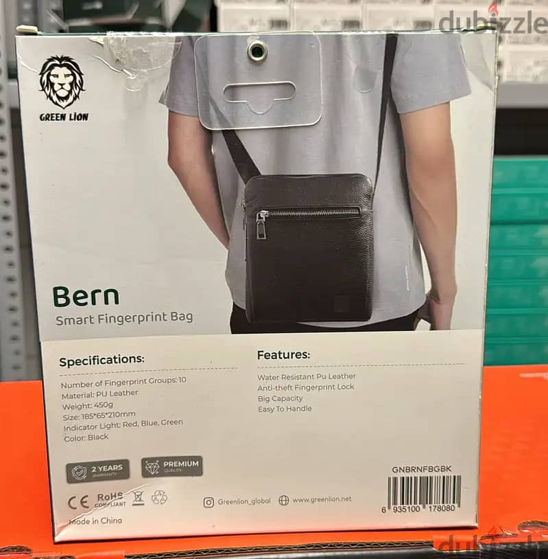 Green Lion Bern smart Fingerprint Bag original & last offer 0