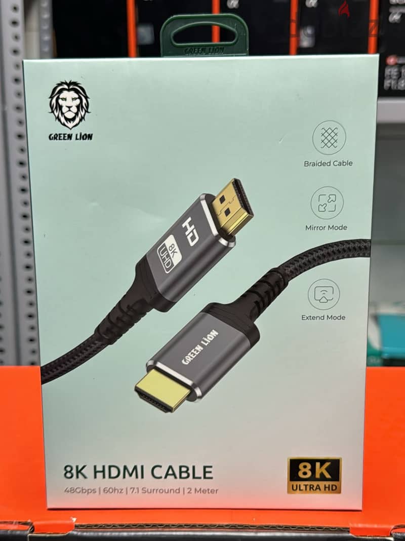 Green lion 8k hdmi cable 2m 1