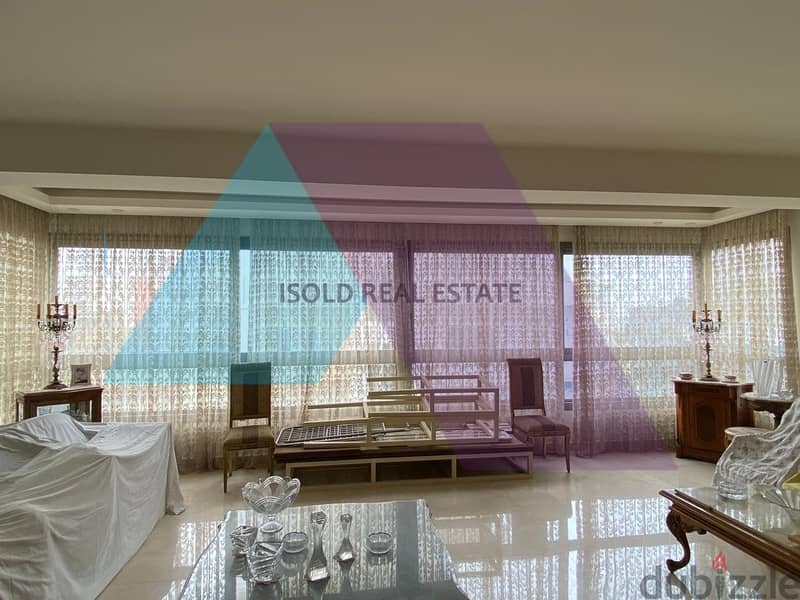 A furnished 230 m2 apartment for rent in Cornishe El Mazraa/Beirut 1