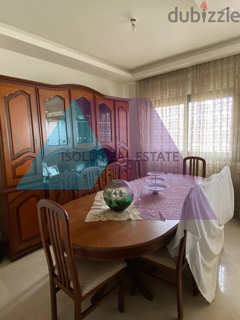 A furnished 230 m2 apartment for rent in Cornishe El Mazraa/Beirut 3